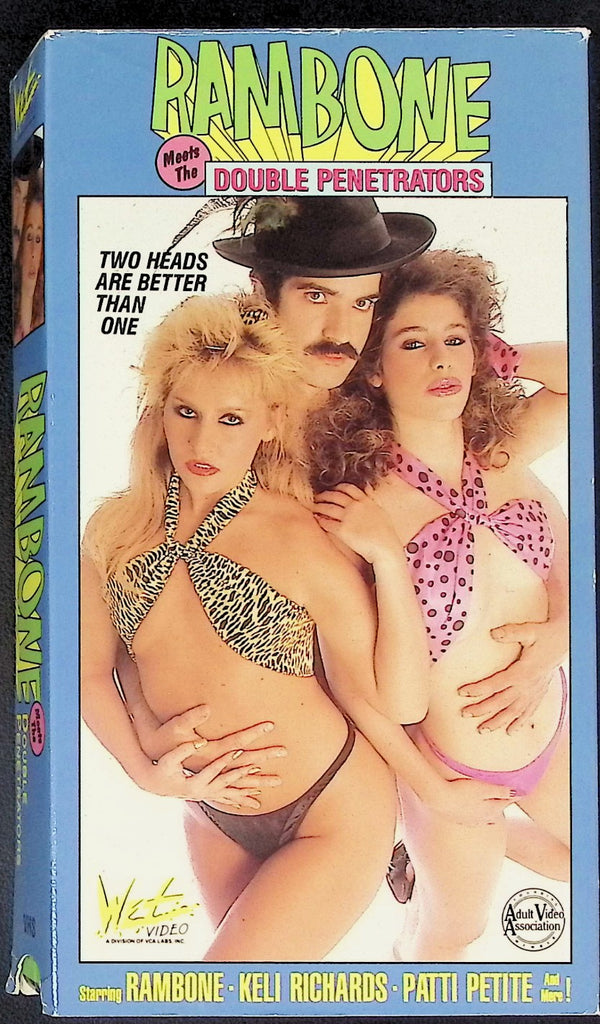 Rambone Double Penetrators ft. Keli Richards, Patti Petite Adult VHS Wet Video 102425AKVHS