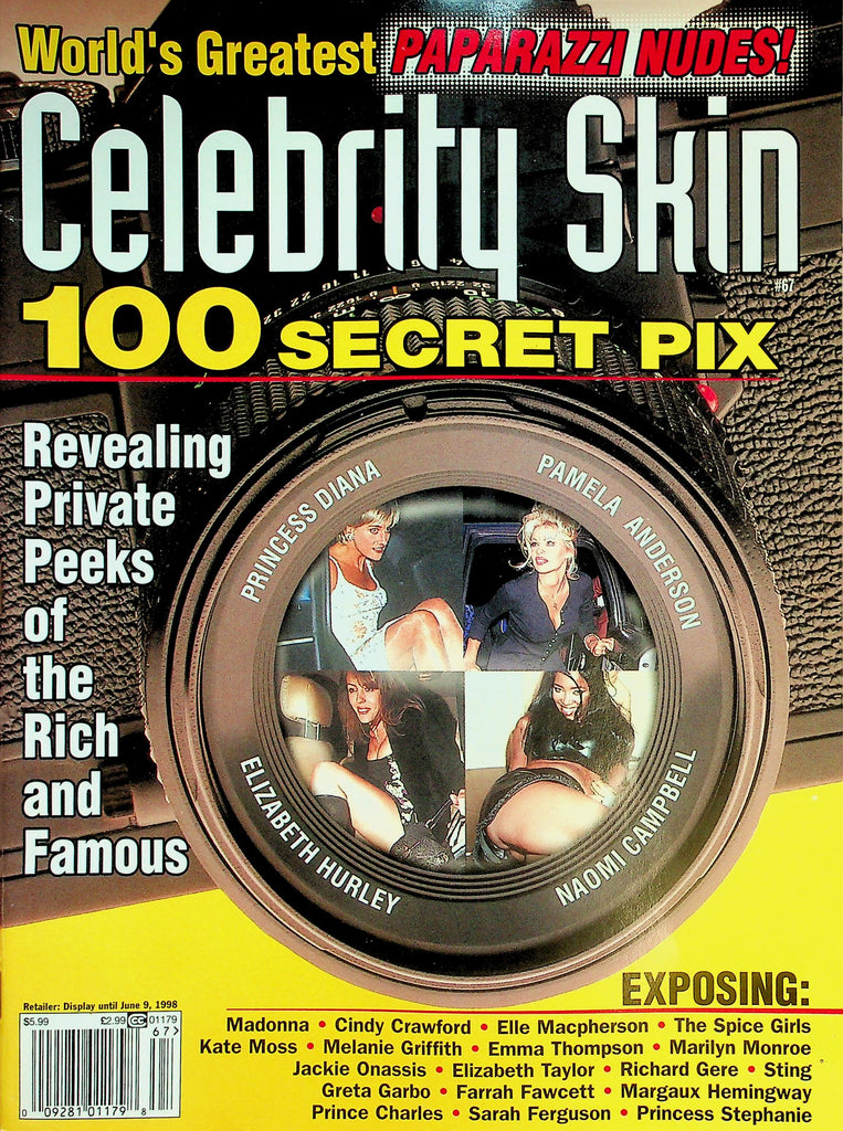 Celebrity Skin Magazine 100 Secret Pix  Princess Diana, Pamela Anderson & More! #67  1998    042526lmp