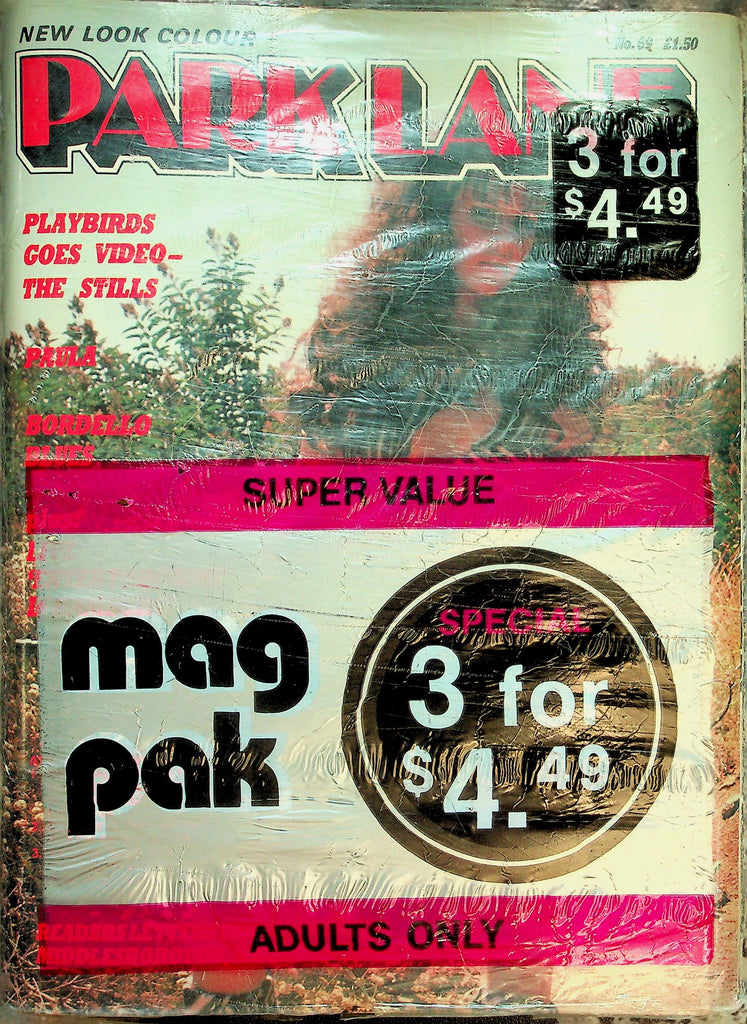 Lot Of 3 Magazines : Park Lane, Video X & Mystery Title!  1980's New/Sealed  081926lmp-GSC
