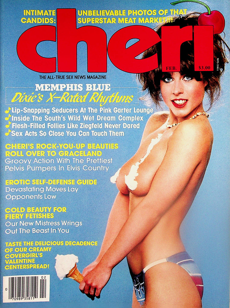 Cheri Magazine  Joanna Storm  / Memphis Blue Dixie's X-Rated Rhythms  February 1983    020724lm-p