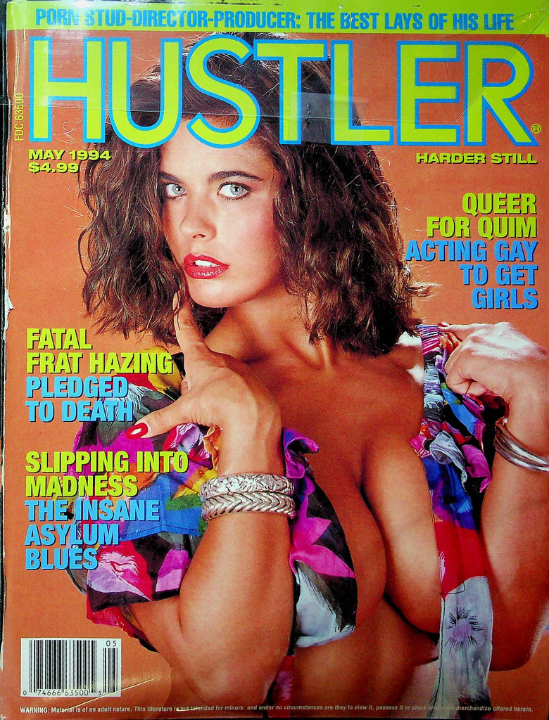 Hustler Magazine Fatal Frat Hazing & Insane Asylum Blues May 1994 060323RP