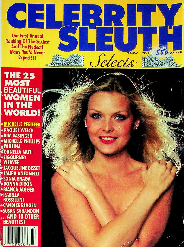 Celebrity Sleuth Magazine "Selects" Ft. Michelle Pfeiffer Vol.2 No.4 061225RP-