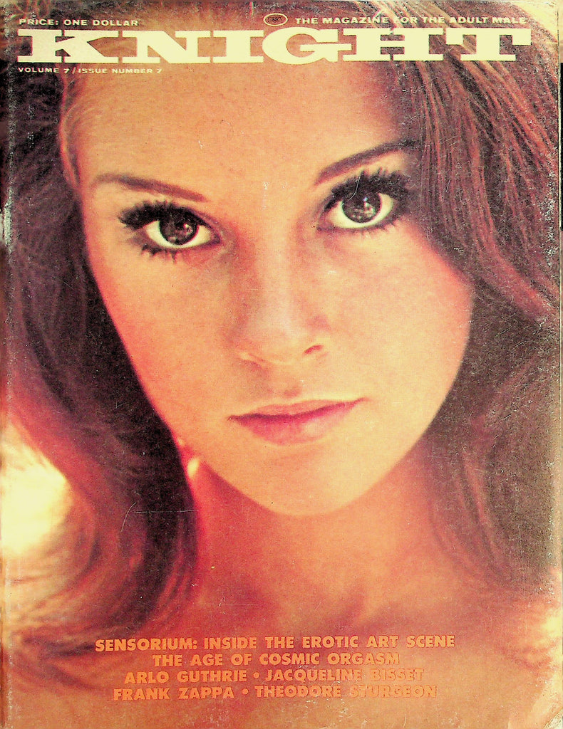 Knight Magazine  Jacqueline Bisset / Frank Zappa  vol.7 #7  1969     040226lmp
