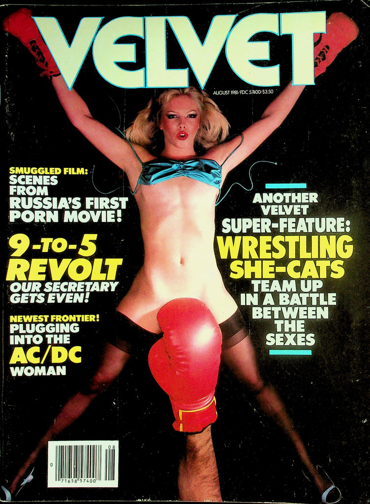 Velvet Magazine  Super Feature: Wrestling She-Cats / AC/DC Woman  August 1981   020826lmp