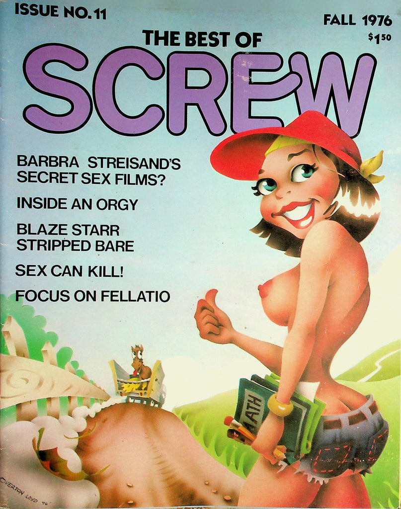 The Best Of Screw Magazine Barbra Streisand's Secret Sex Films / Inside An Orgy  #11  Fall 1976   090526lmp-GSC