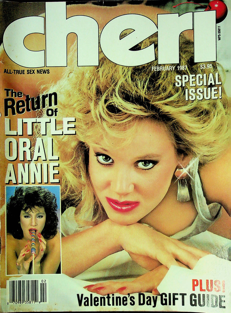 Cheri Magazine Little Oral Annie & Valentine' Day Issue February 1987 031824RP