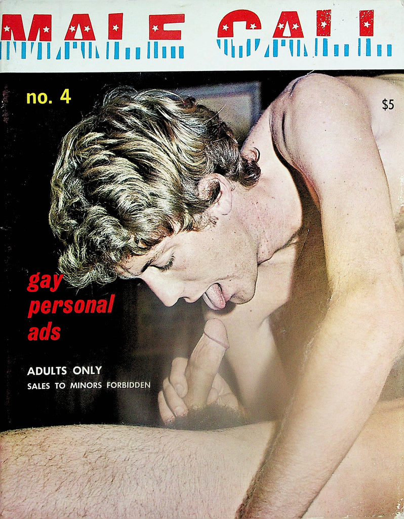Male Call Vintage Gay Personal Ads Magazine  #4  1972  103124lm-p