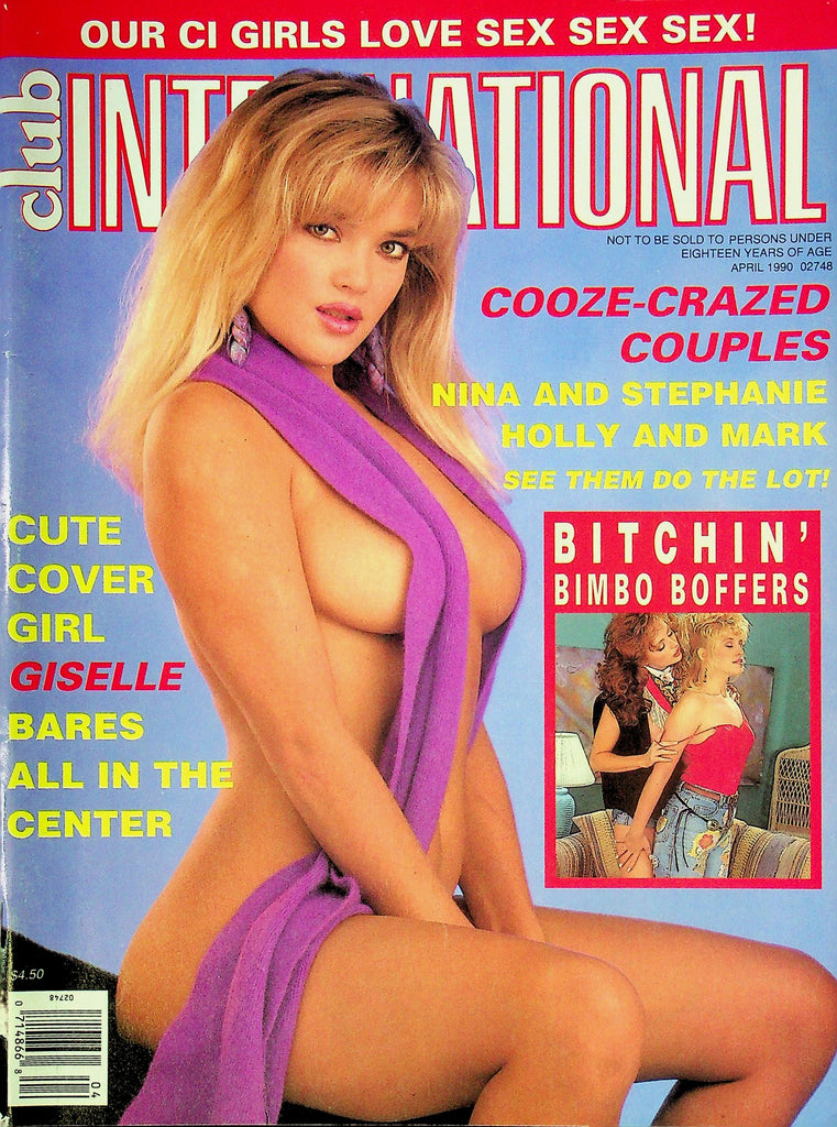 Club International Magazine Ft. Giselle & Nina April 1990 042625RP