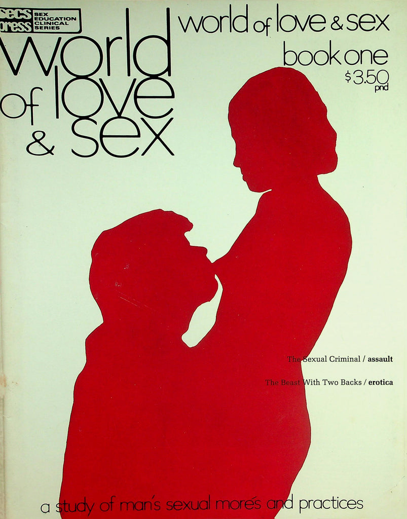 World Of Love & Sex Magazine  The Ultimate Expression, The Art Of Foreplay, Who's On Top & More!  Bool One 1970     080326lmp-GSC
