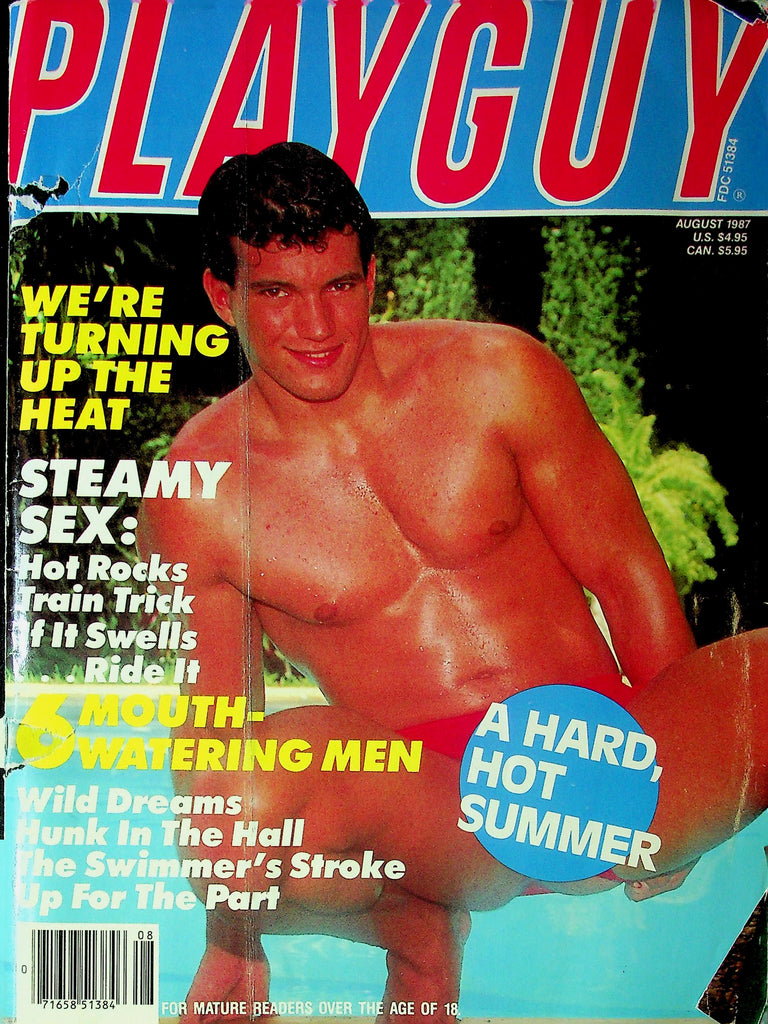 Playguy Gay Magazine Hunk In The Hall August 1987 091525RP-