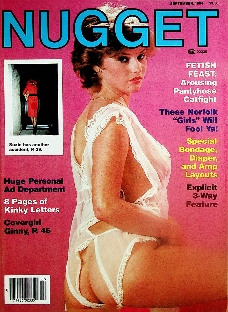 Nugget Busty Magazine  Covergirl Ginny / Sulka  September 1984   040425lm-p
