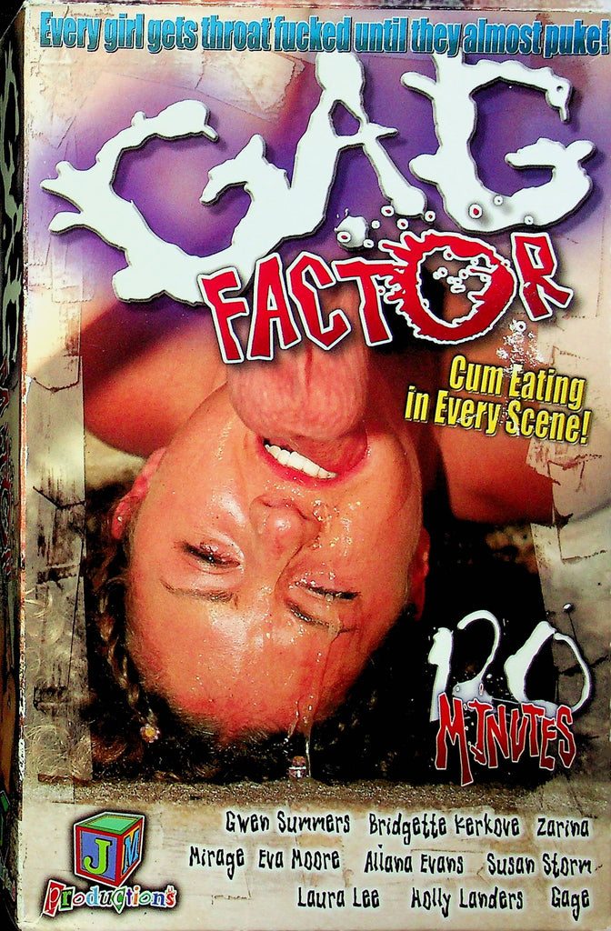 Adult VHS Movie Gag Factor Ft. Gwen Summers & Eva Moore 2000 By J.M. Prod.  060223RPVHS