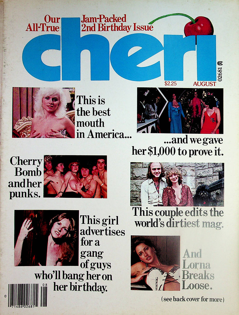 Cheri Magazine  Cherry Bomb / Lorna  August 1978   113024lm-p