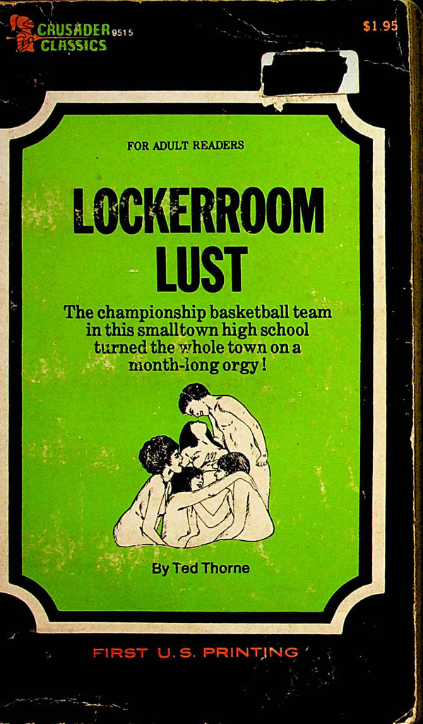 Lockerroom Lust Adult Novel   by Ted Thorne  1969 First U.S. Printing  070823lm-p2