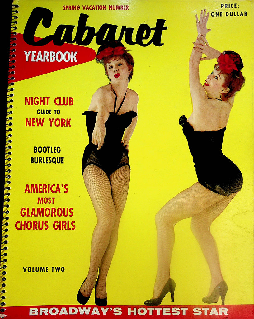 Cabaret Yearbook Magazine  Jayne Mansfield / Covergirl Gwen Verdon vol.2 1960's    072324lm-p