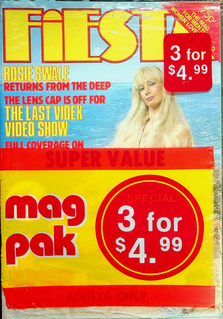Lot Of 3 Magazines  Fiesta , Chic (5th Anniversary Issue)  & Mystery Title!  1980's New/Sealed  081826lmp-GSC