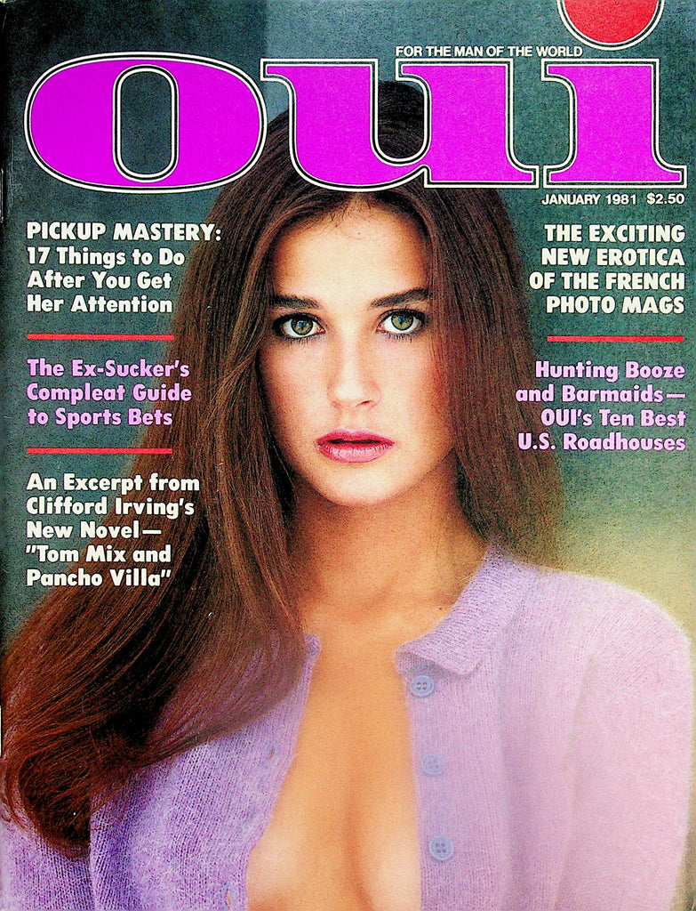 Oui Magazine Covergirl Demi Moore January 1981 071924lm-p