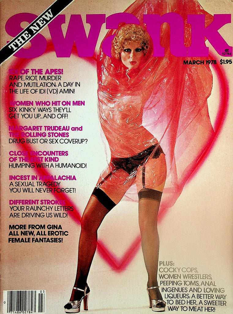 Swank Magazine  Margaret Trudeau And The Rolling Stones  / Women Wrestlers  March 1978        021324lm-p