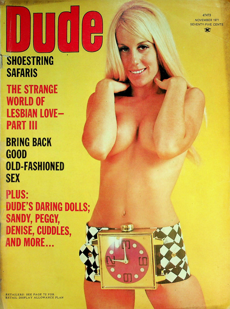 Dude Magazine  Bring Back Good Old-Fashioned Sex  November 1971   011326lmp