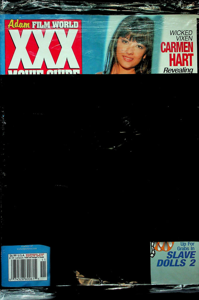 Adam Film World XXX Movie Guide   Cover Carmen Hart/ Christy Canyon , Ginger Lynn       new/sealed  010726lmp