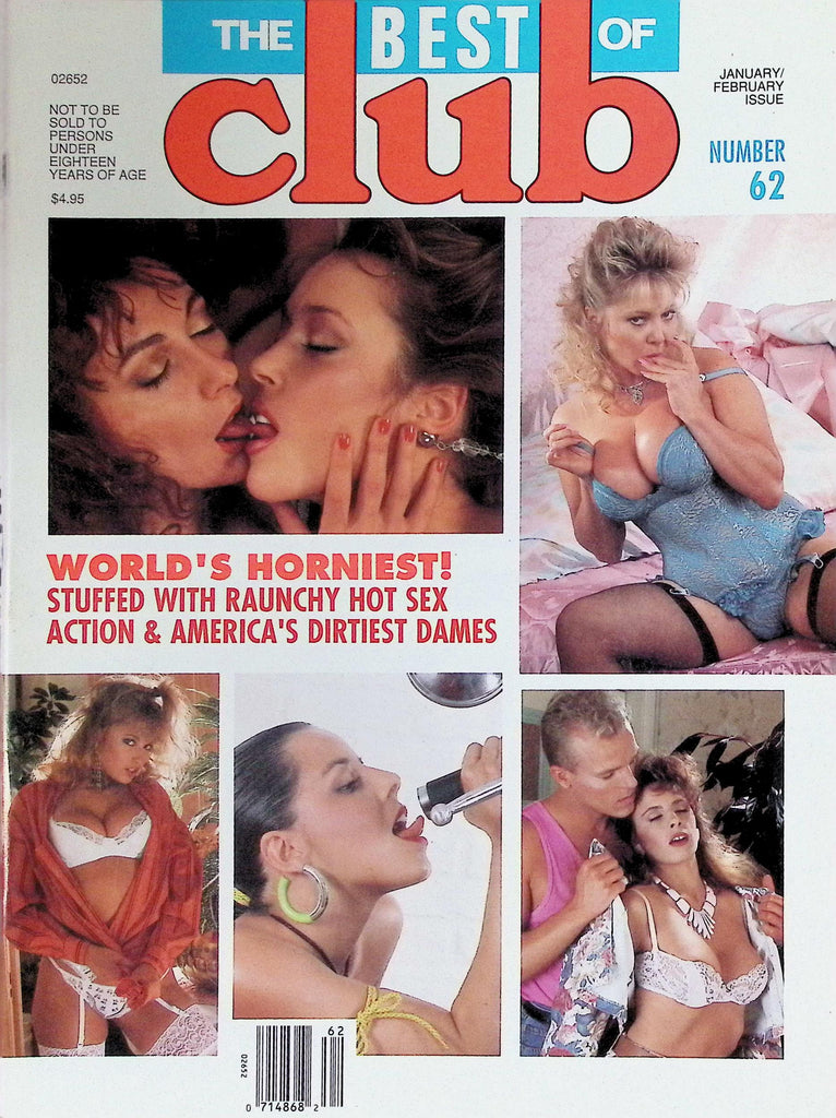 The Best of Club Magaine #62 January/ February Issue 1980s America's Dirtiest Dames 092826LLP