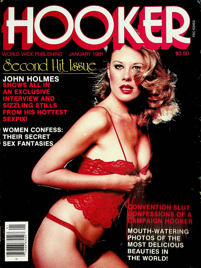 Hooker Magazine John Holmes Shows All In Exclusive Interview January 1981  Second Hit Issue     050224lm-p