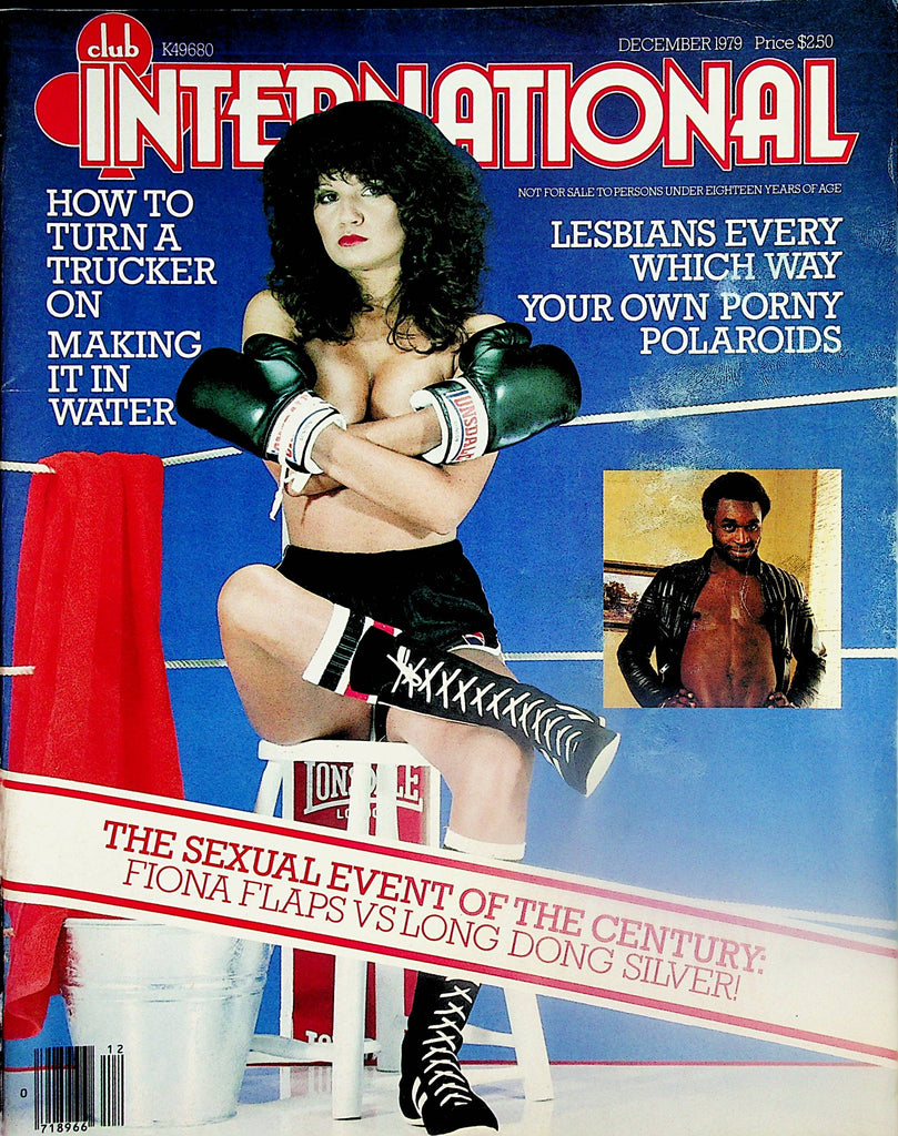 Club International Magazine  Fiona Flaps vs. Long Dong Silver  December 1979  100624lm-p