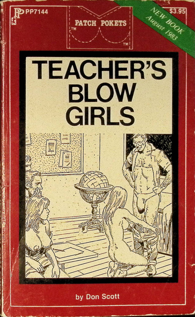 Teacher's Blow Girls by Don Scott PP7144 August 1983 Patch Pockets Greenleaf Classics Adult Paperback Novel 081925AMP
