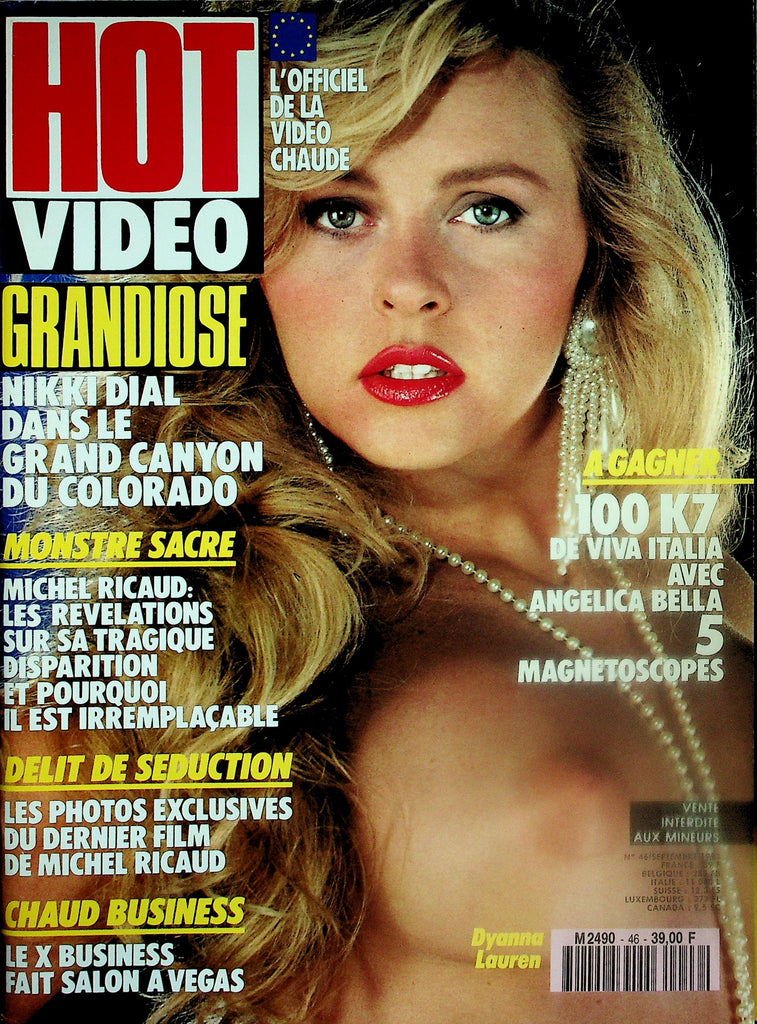 Hot Video French International Magazine  Covergirl Dyanna Lauren  September 1993    120925lmp