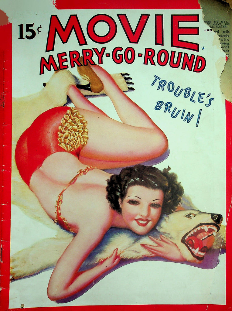 Movie Merry-Go-Round Vintage Magazine January 1968    013126lmp
