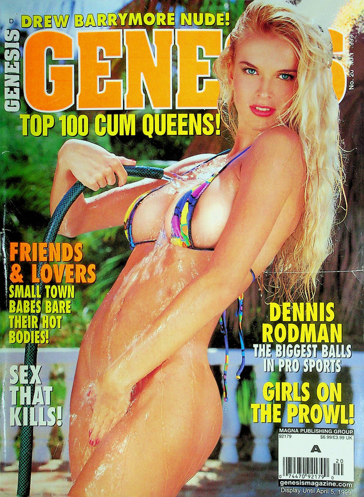 Genesis Magazine Dennis Rodman Top 100 Cum Queens No.20 May 1999 011325RP2