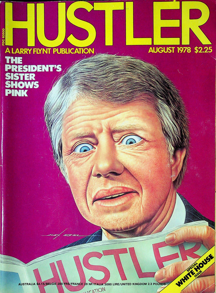 Hustler Magazine Ruth Carter Stapleton august 1978 031224RP