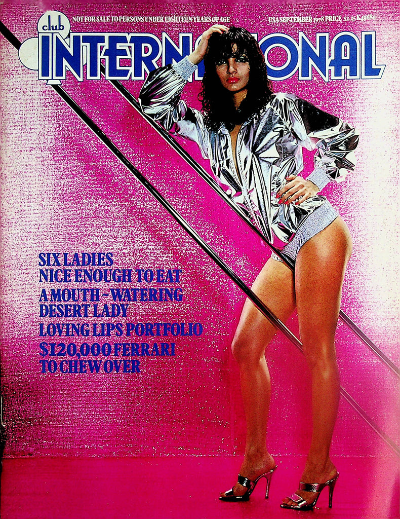 Club International Magazine  Six Ladies Nice Enough To Eat / Loving Lips Portfolio  September 1978  Paul Raymond   092424lm-p