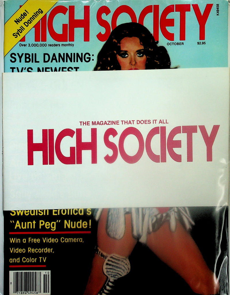 High Society Magazine  Sybil Danning Nude!  October 1981   113025lmp