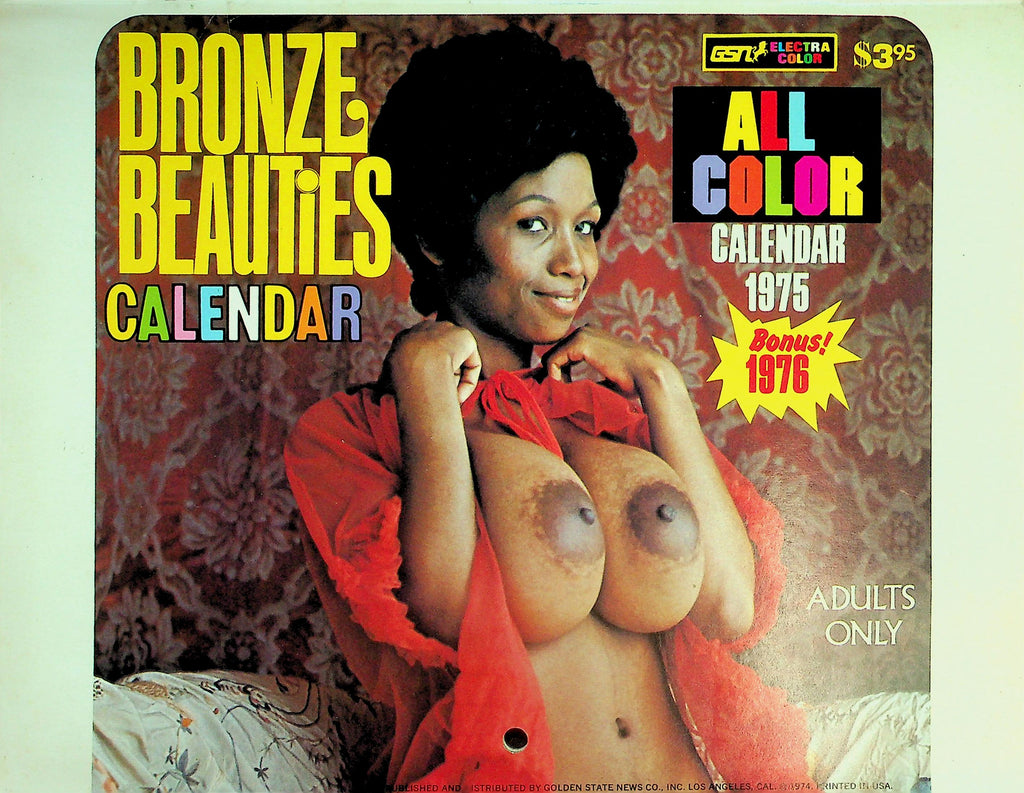 Bronze Beauties 1975 Wall Calendar  Electra Color bonus 1976  062226lmp-GSC