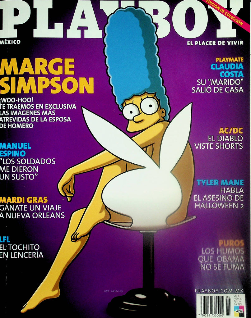 Playboy Mexico International Magazine  Marge Simpson  vol.8  #85  November 2009    110325lm-p