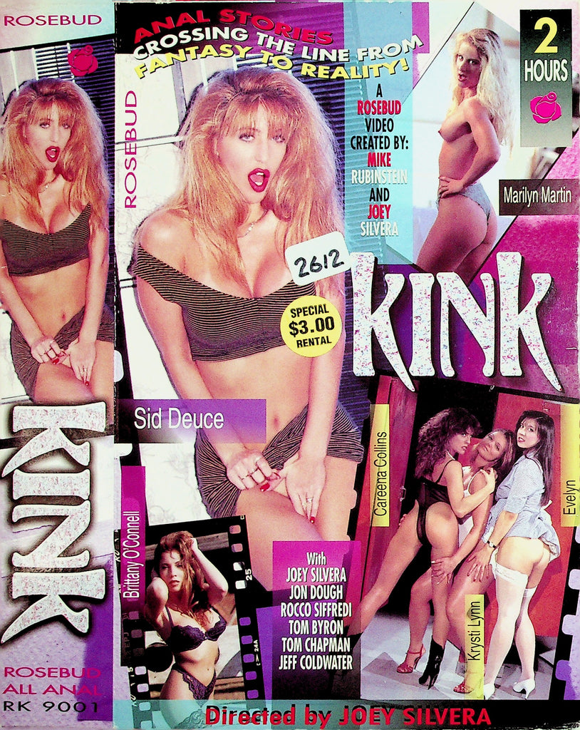 Kink Marilyn Martin Sid Deuce Brittany O'Connell Adult VHS Rosebud 050526NAVHS-1