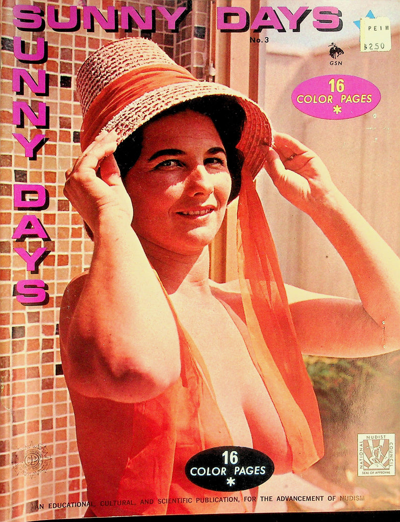Sunny Days Nudist Magazine  Doctor Sunshine / Walk Nude In Good Health  #3 1960's   090926lmp-GSC