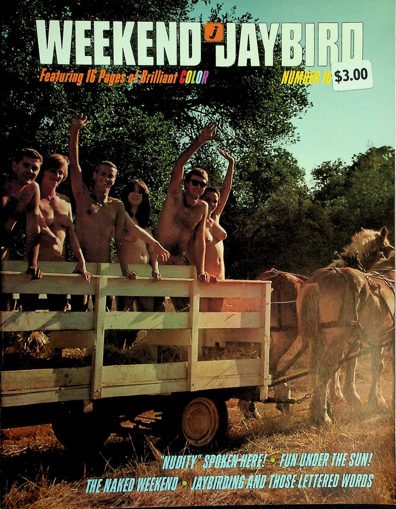 Weekend Jaybird Nudist Magazine Free Beach Frolic / The Naked Explorers  #10 1967    082126lmp-GSC