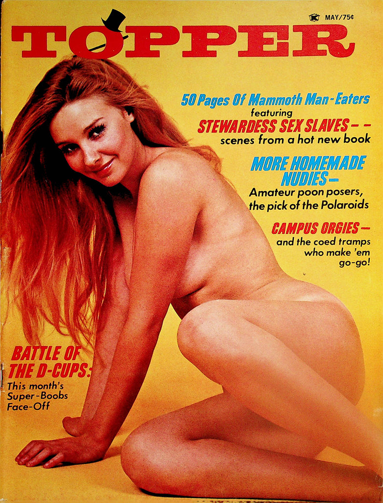 Topper Magazine   Centerfold Girl Chris / Super Boobs Face-Off  May 1971    061524lm-p