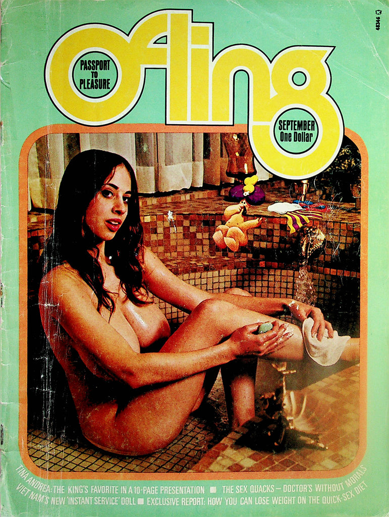 Fling Busty Magazine  Covergirl Joyce Gibson  September 1972      032025lm-p