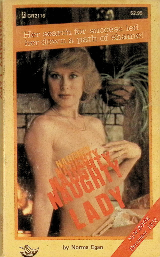 Naughty lady by Norma Egan December 1978 GR2116 Greenleaf Classics Adult Paperback Novel 082125AMP