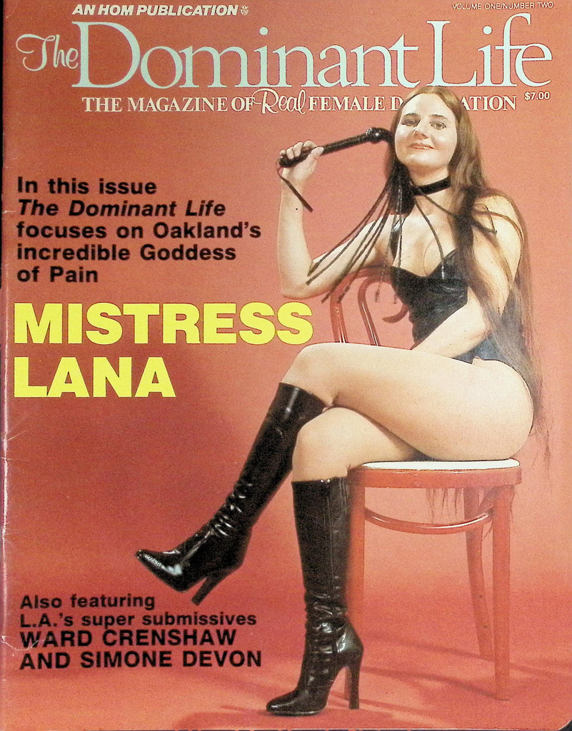 The Dominant Life Magazine Vol 1 #2  1980s Oakland's Mistress Lana, Ward Crenshaw and Simone Devon     100326LLP (Copy)
