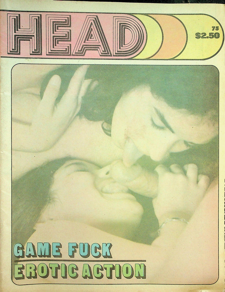 Head Adult Newspaper Magazine   Game Fuck / Erotic Action  #75 1970's   082326lmp-GSC