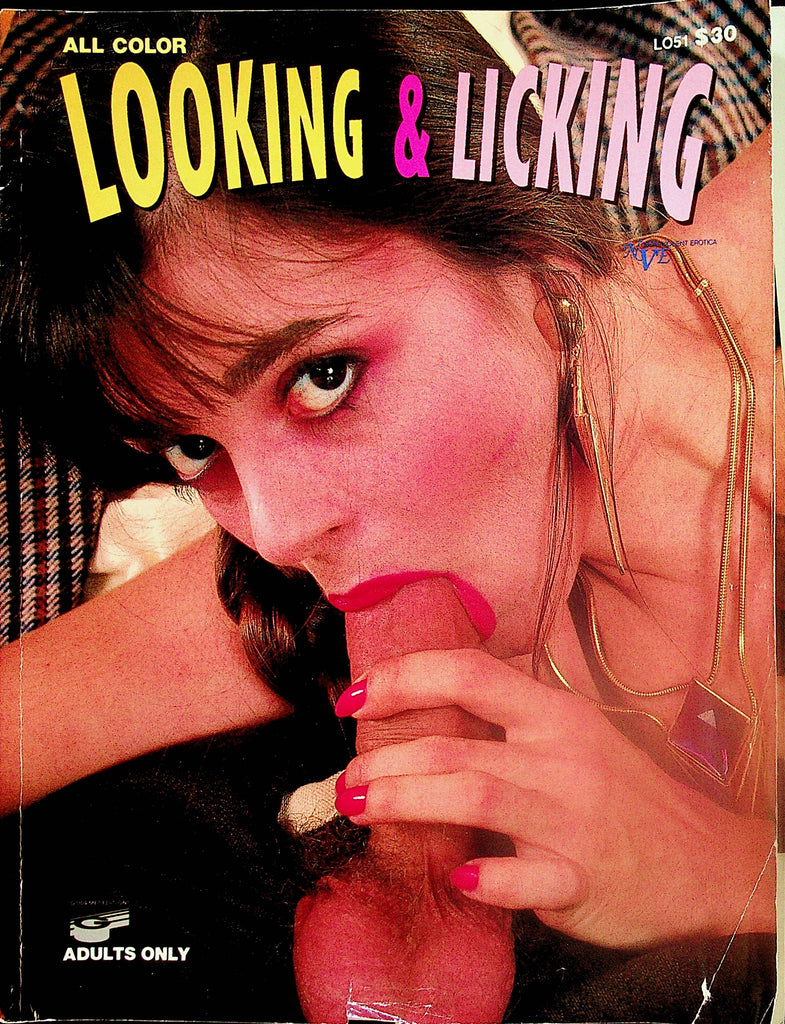 Looking & Licking Magazine  Watch Me Suck Cock  #1 1980's  Gourmet Edition  030224lm-p