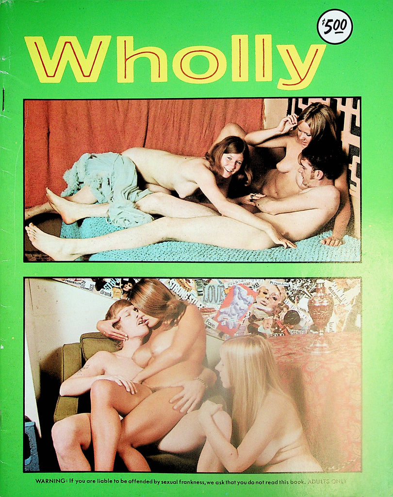 Wholly Magazine  Uschi Digard Cover Only / Sex-Set Up For Single Swingers #1  1970's  081024lm-p