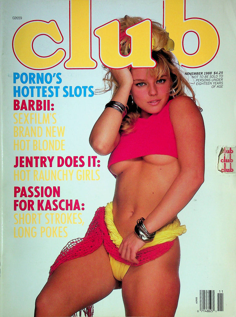 Club Magazine Barbii & Jentry November 1988 052824RP