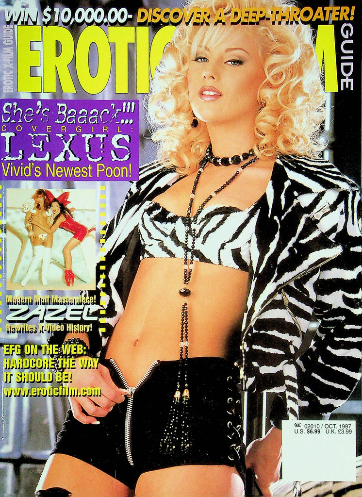 Erotic X-Film Guide Magazine Lexus & Zazel October 1997 112924RP