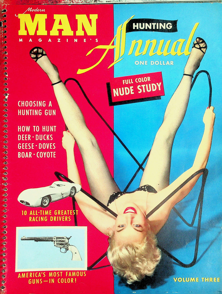 Modern Man Hunting Annual Magazine  Full Color Nude Study w/ Betty Page vol.3  062826lmp-GSC
