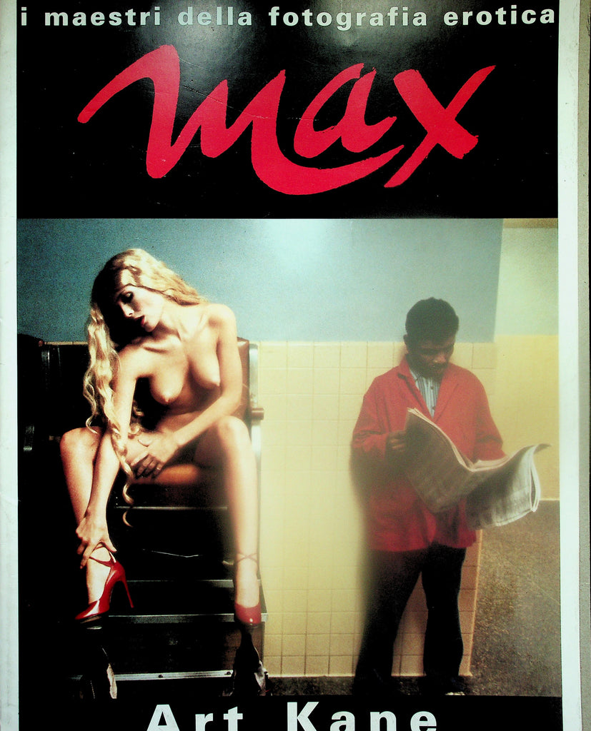Max Italian International Oversized Erotic Photography Art Portfolio Magazine  1985    112525lmp